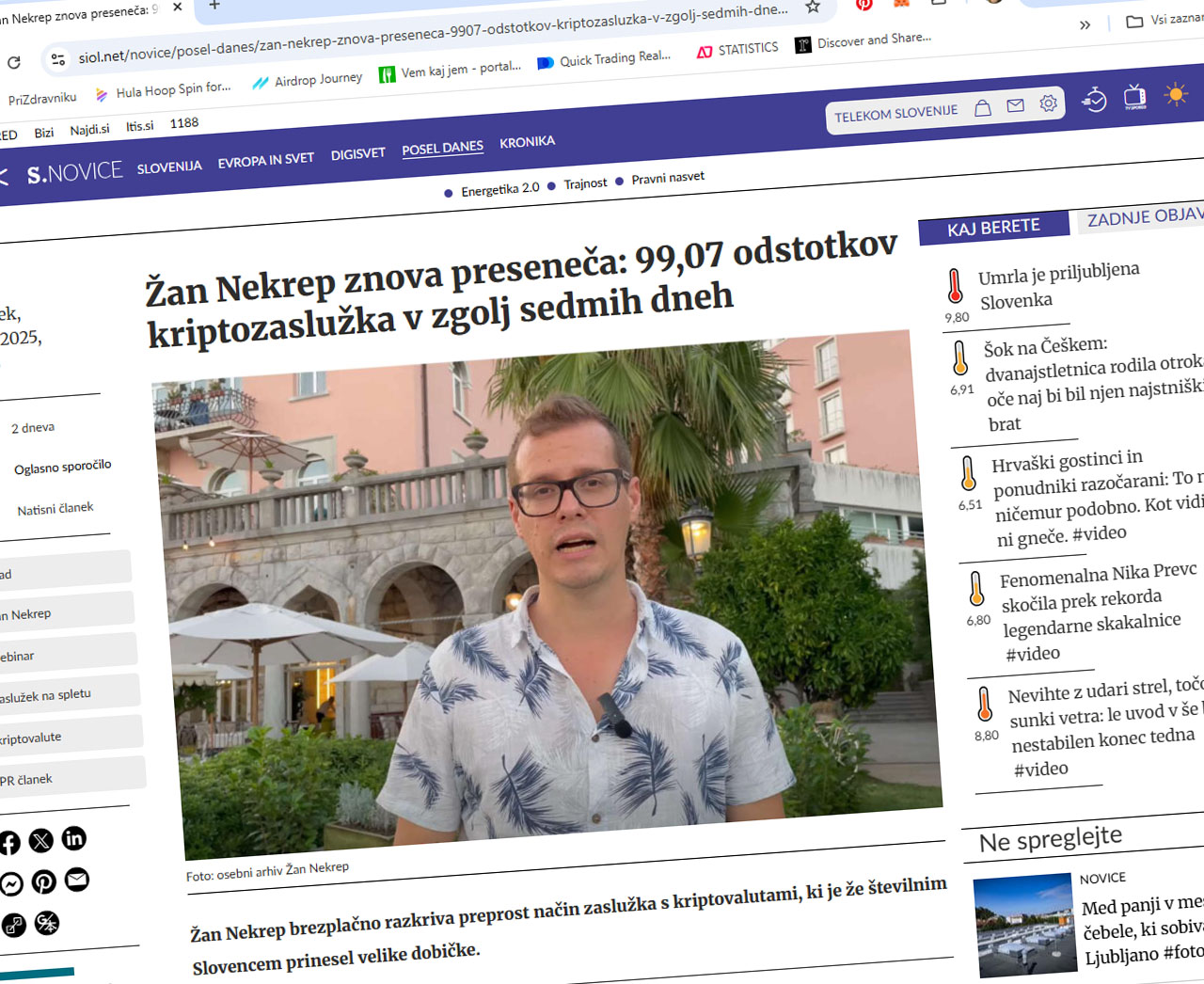 100r.si: V RAZMISLEK | Ko se žan Nekrep sreča z lažnim žanom Nekrepom?